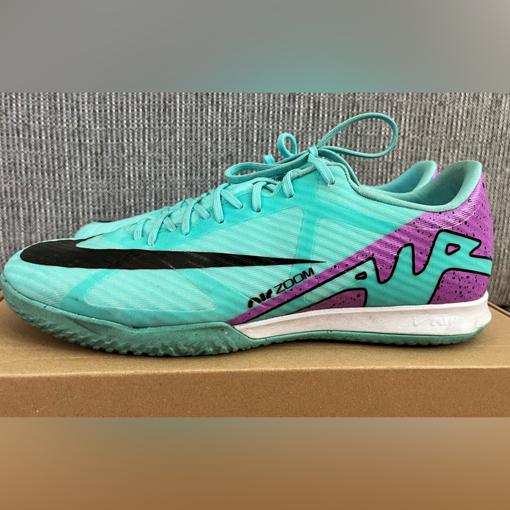 Nike Zoom Vapor 15 Academy Men’s Indoor Soccer Shoes Size 8.5 - Turquoise